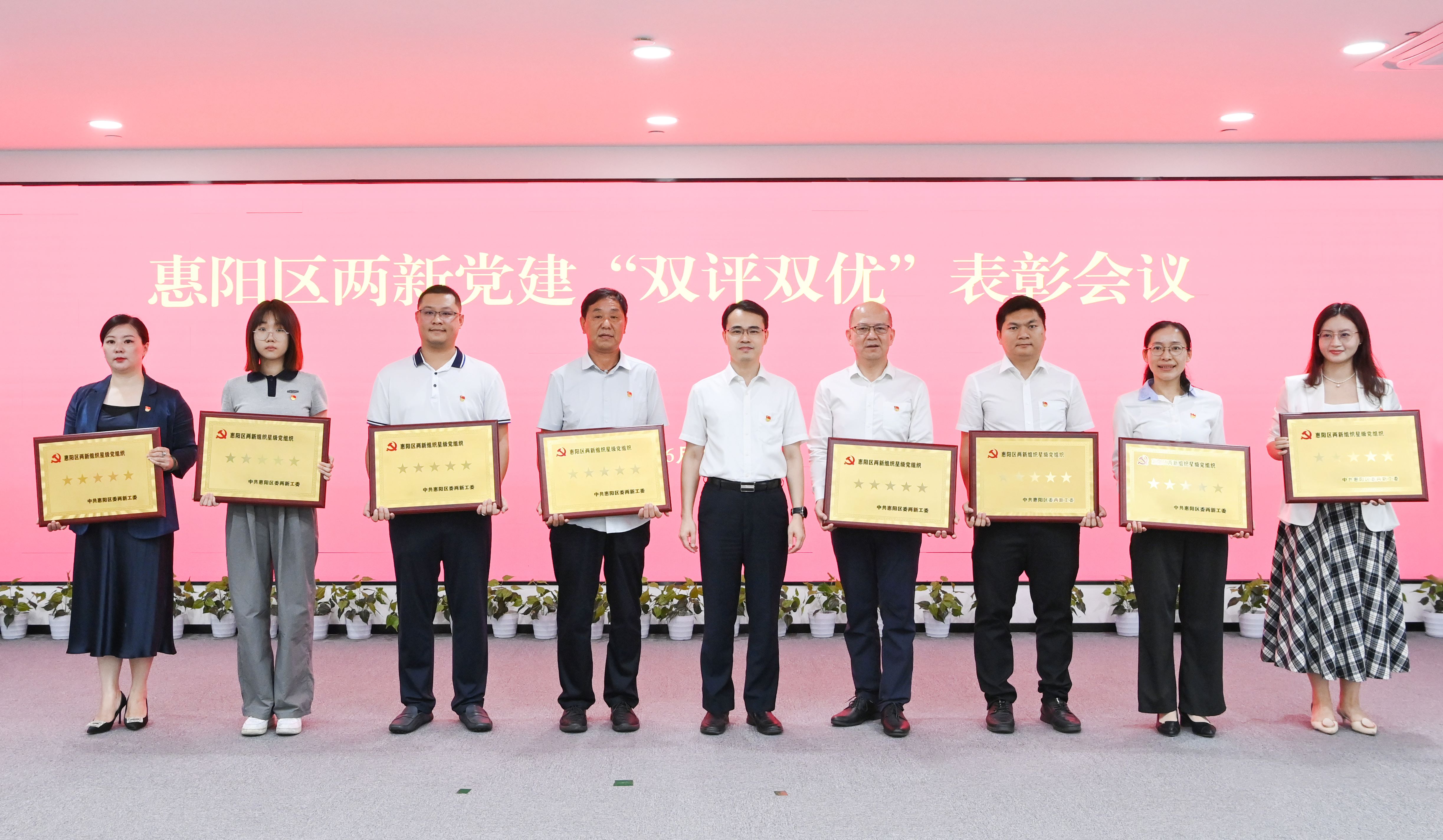 公海彩船科技党委荣获惠阳区五星级党组织